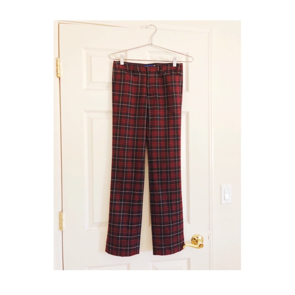 Burberry Blue Label tartan trousers
